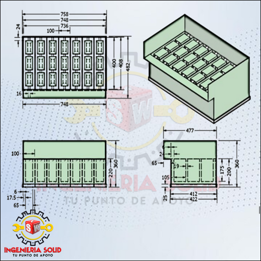 c PLANOS PARA FABRICAR MAQUINA DE HACER BLOQUES TIPO PONEDORA.