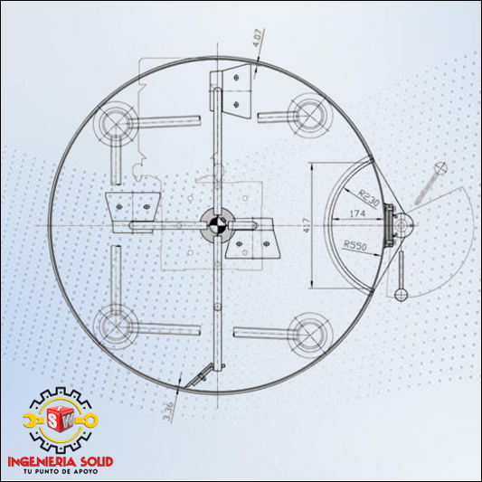 PLANOS PARA FABRICAR MESCLADORA VERTICAL DE CONCRETO