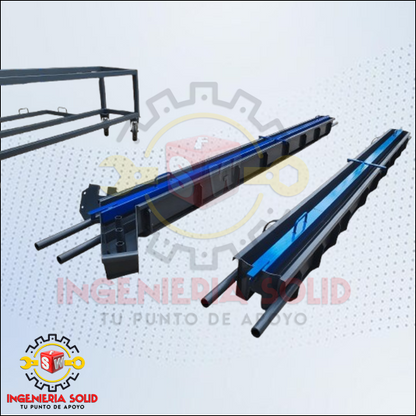 a PLANOS PARA FABRICAR MESA VIBRADORA, PLACA TIPO LADRILLO, POSTE H Y CARRETA