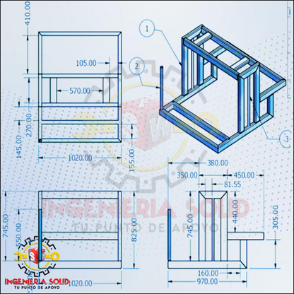 c PLANOS PARA FABRICAR MAQUINA DE HACER BLOQUES TIPO PONEDORA.