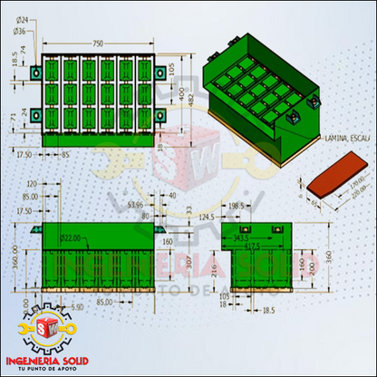 c PLANOS PARA FABRICAR MAQUINA DE HACER BLOQUES TIPO PONEDORA.