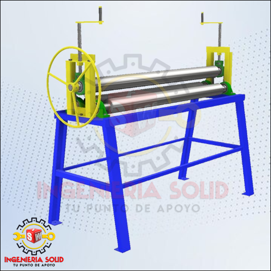 PLANOS PARA FABRICAR MAQUINA ROLADORA DE LAMINAS